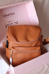 תיק עגלה ויולין חום